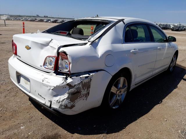 1G1ZH57B39F243101 - 2009 CHEVROLET MALIBU 1LT WHITE photo 4