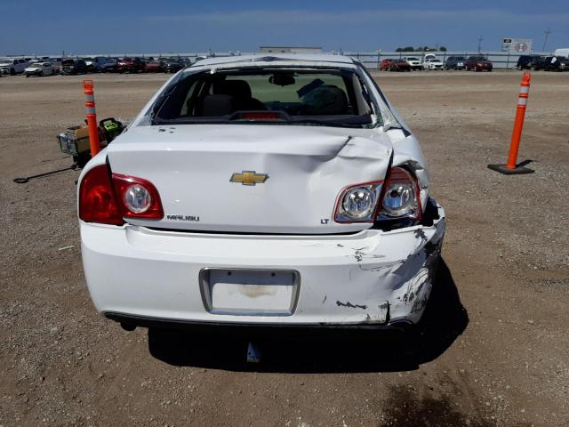 1G1ZH57B39F243101 - 2009 CHEVROLET MALIBU 1LT WHITE photo 9