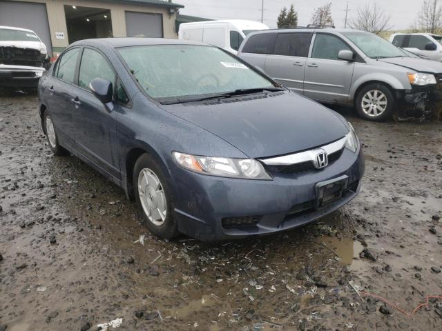 JHMFA36249S011021 - 2009 HONDA CIVIC HYBR BLUE photo 1