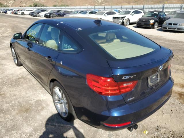 WBA3X5C50FD560029 - 2015 BMW 328 XIGT BLUE photo 3