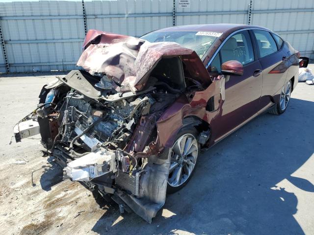 JHMZC5F12JC018493 - 2018 HONDA CLARITY BURGUNDY photo 2