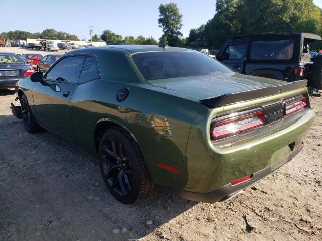 2C3CDZAG8LH202025 - 2020 DODGE CHALLENGER GREEN photo 3