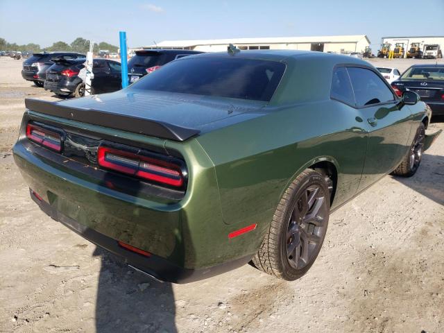 2C3CDZAG8LH202025 - 2020 DODGE CHALLENGER GREEN photo 4