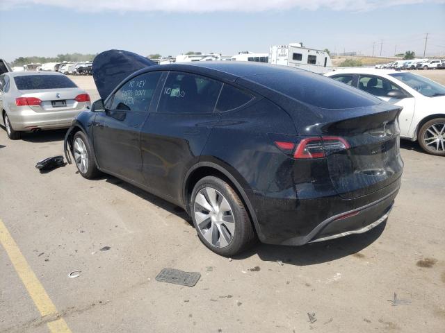 5YJYGDEE0MF255359 - 2021 TESLA MODEL Y BLACK photo 3