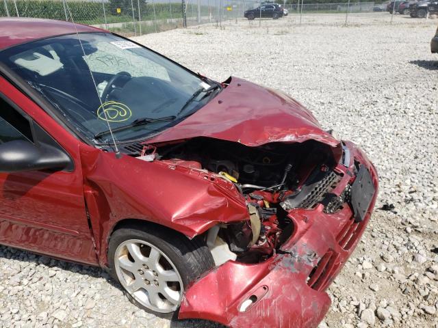 1B3ES56C74D645596 - 2004 DODGE NEON SXT RED photo 10