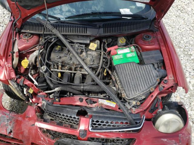 1B3ES56C74D645596 - 2004 DODGE NEON SXT RED photo 7