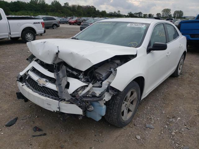 1G11B5SA0DF299406 - 2013 CHEVROLET MALIBU LS WHITE photo 2