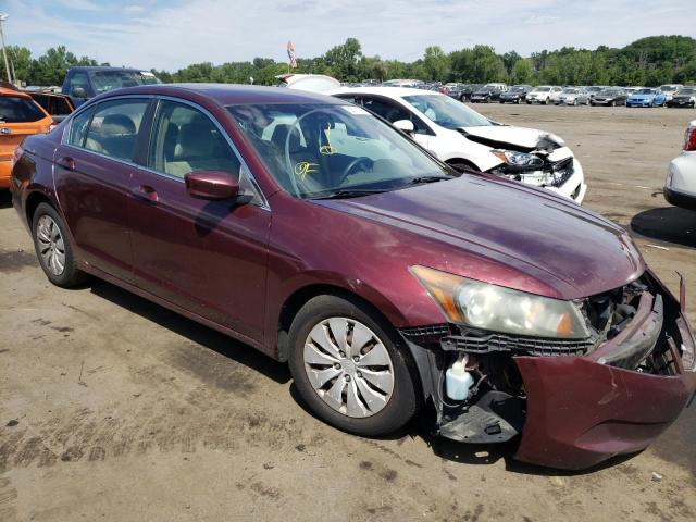 1HGCP26399A033464 - 2009 HONDA ACCORD LX BURGUNDY photo 1