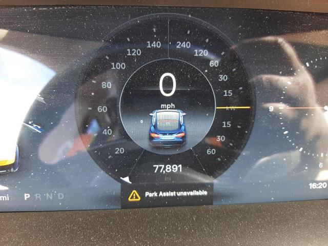 5YJSA1S16EFP51985 - 2014 TESLA MODEL S Կապույտ լուսանկար 8