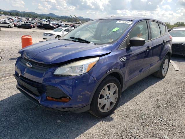 1FMCU0F73EUB80401 - 2014 FORD ESCAPE S BLUE photo 2