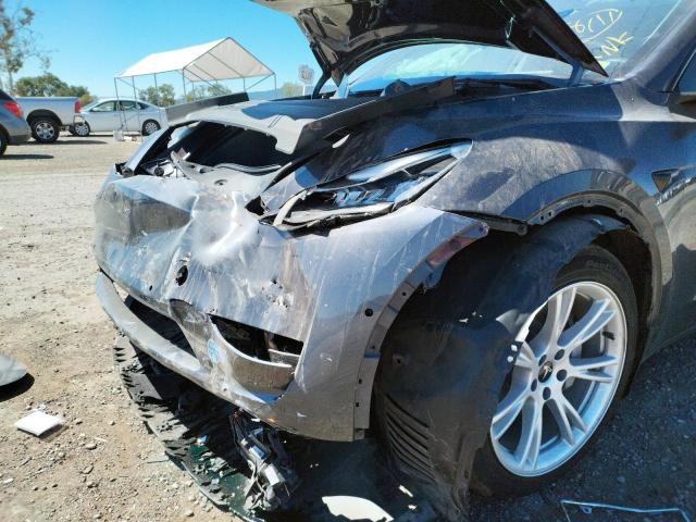 5YJYGDEE9MF203857 - 2021 TESLA MODEL Y رمادي صورة 9