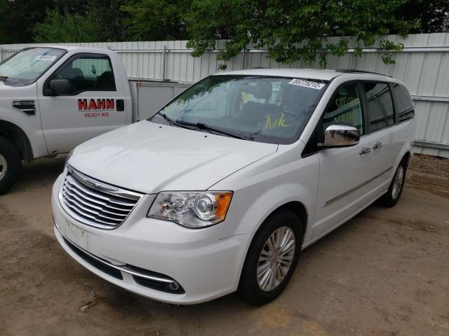 2C4RC1GG7ER310943 - 2014 CHRYSLER TOWN & COU WHITE photo 2