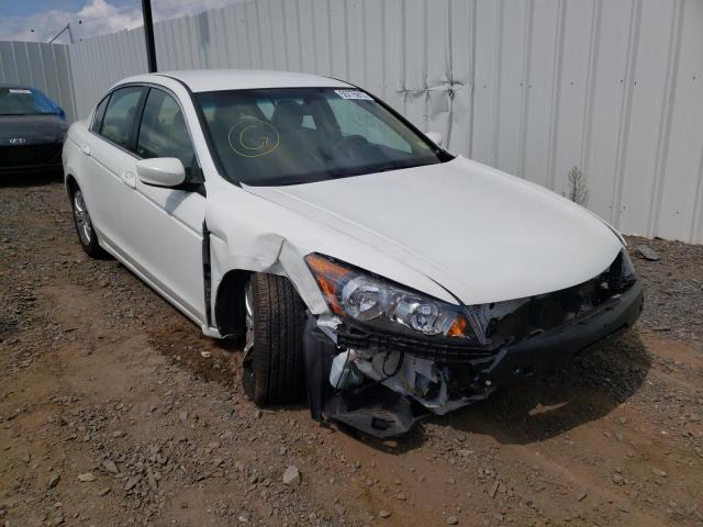 1HGCP2F32CA050257 - 2012 HONDA ACCORD LX WHITE photo 1