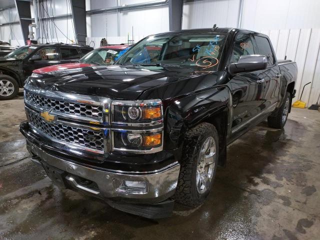 3GCUKSEC3EG452571 - 2014 CHEVROLET SILVERADO2 BLACK photo 2