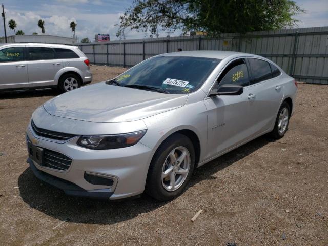 1G1ZB5ST9JF177711 - 2018 CHEVROLET MALIBU LS SILVER photo 2