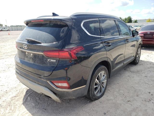 5NMS53AD1LH270114 - 2020 HYUNDAI SANTA FE L BLACK photo 4