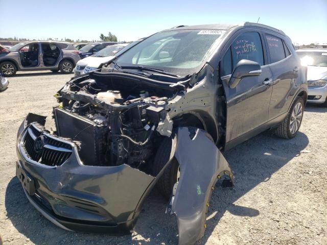 KL4CJASB5JB552589 - 2018 BUICK ENCORE PRE GRAY photo 2