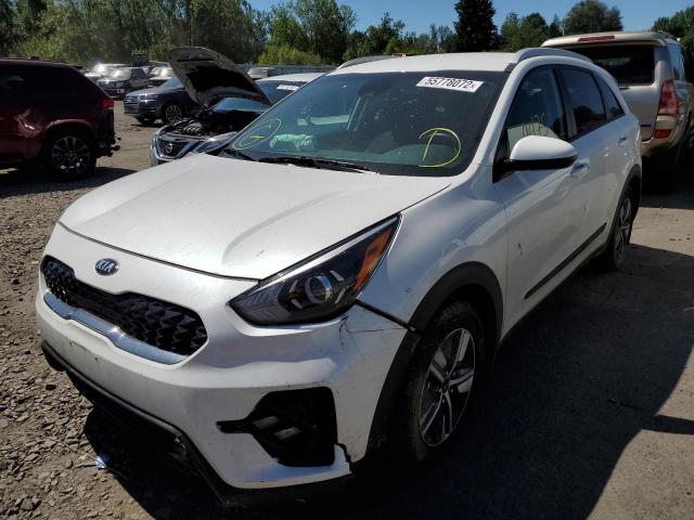 KNDCB3LC9L5392398 - 2020 KIA NIRO LX WHITE photo 2