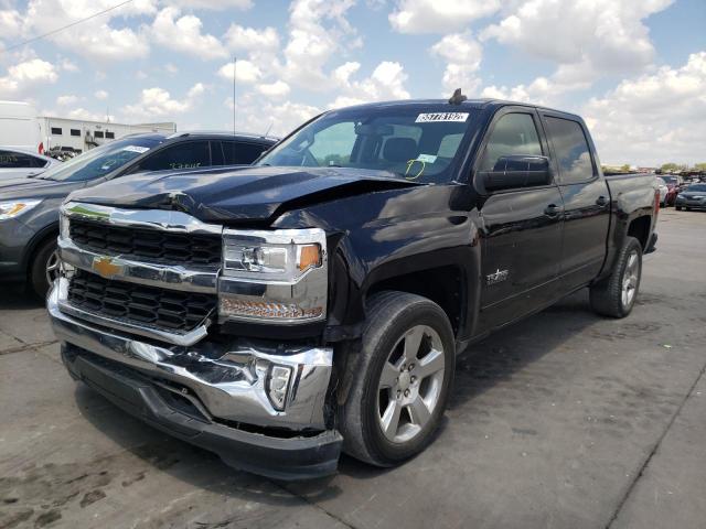 3GCPCREC0JG278357 - 2018 CHEVROLET SILVERADO BLACK photo 2