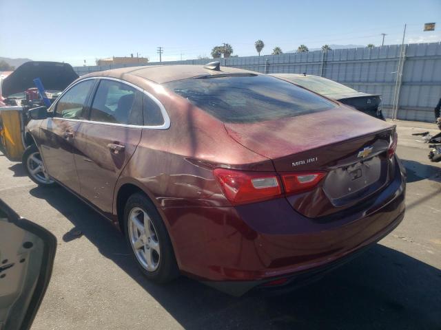 1G1ZB5ST8GF173691 - 2016 CHEVROLET MALIBU LS RED photo 3