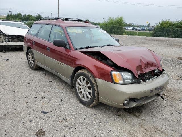 4S3BH665427635501 - 2002 SUBARU LEGACY OUT BURGUNDY photo 1