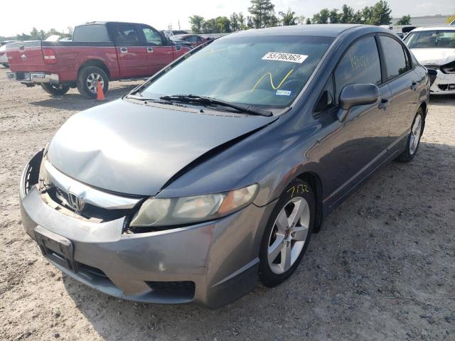 19XFA1F6XBE012465 - 2011 HONDA CIVIC LX-S Сұр фото 2