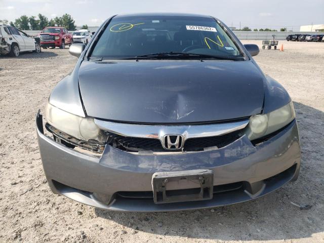 19XFA1F6XBE012465 - 2011 HONDA CIVIC LX-S Сұр фото 9