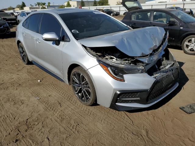 JTDT4MCE1MJ065987 - 2021 TOYOTA COROLLA XS SILVER photo 1