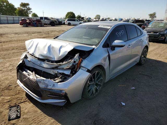 JTDT4MCE1MJ065987 - 2021 TOYOTA COROLLA XS SILVER photo 2