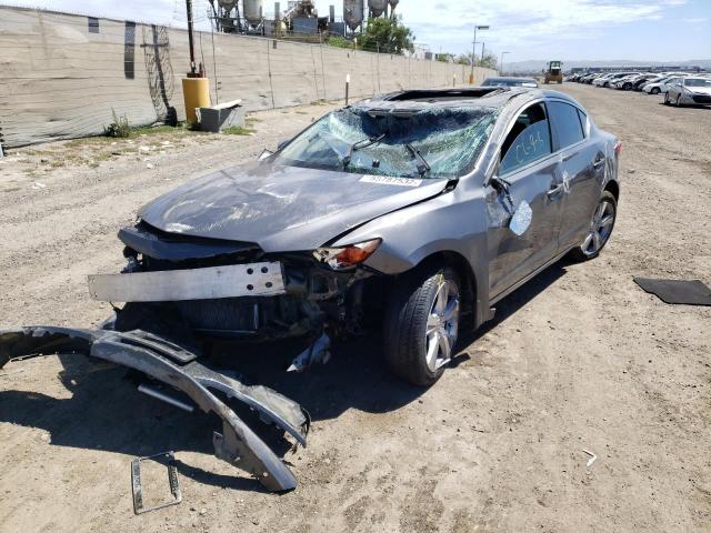 19VDE1F33EE013133 - 2014 ACURA ILX 20 GRAY photo 2