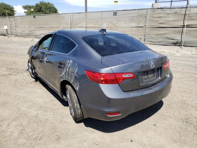 19VDE1F33EE013133 - 2014 ACURA ILX 20 GRAY photo 3