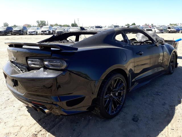 1G1FK1R6XK0142112 - 2019 CHEVROLET CAMARO ZL1 烧焦的 照片 4