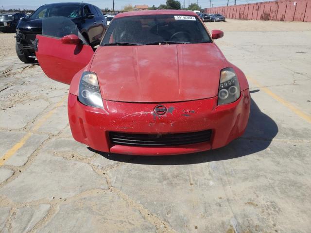 JN1AZ34D84T164211 - 2004 NISSAN 350Z COUPE RED photo 9