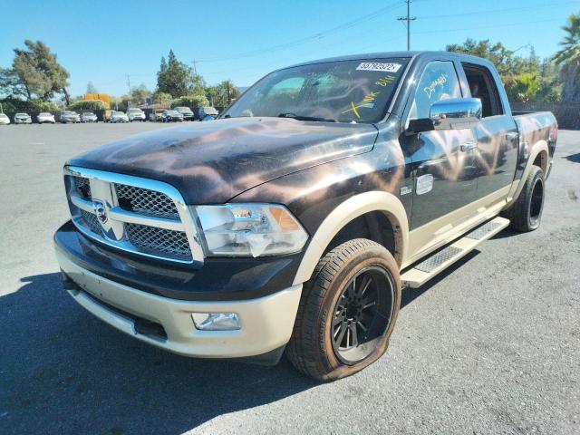 1C6RD7PTXCS248275 - 2012 DODGE RAM 1500 L BLACK photo 2