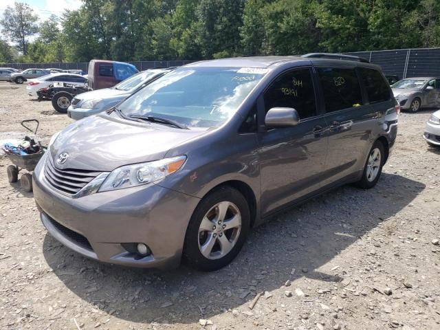 5TDKZ3DC8HS798020 - 2017 TOYOTA SIENNA LE GRAY photo 2