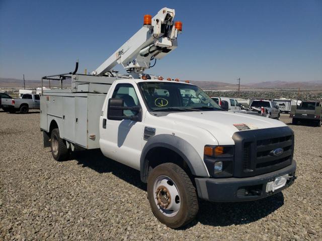 1FD4F47Y58EC32445 - 2008 FORD F450 SUPER WHITE photo 1