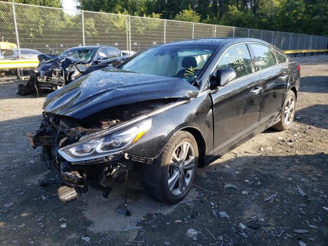 5NPE34AF4JH696180 - 2018 HYUNDAI SONATA SPO BLACK photo 2