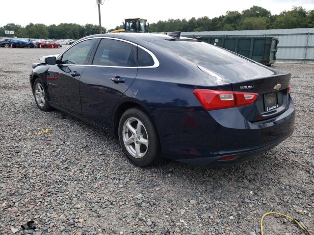 1G1ZC5ST1GF268896 - 2016 CHEVROLET MALIBU LS BLUE photo 3