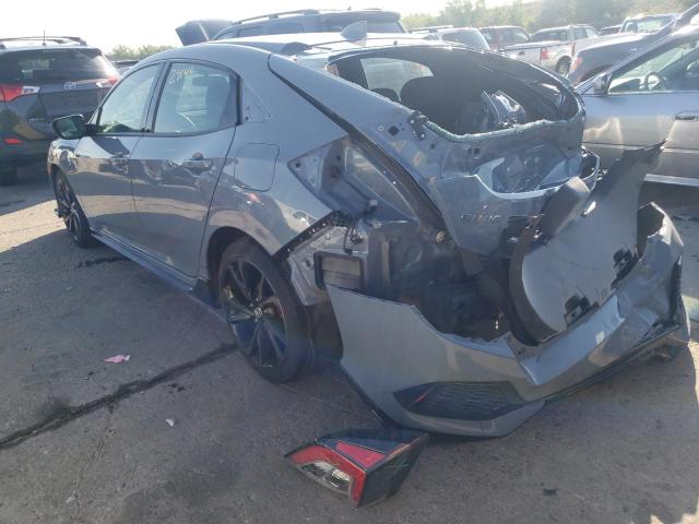 SHHFK7H42KU222756 - 2019 HONDA CIVIC SPOR TEAL photo 3