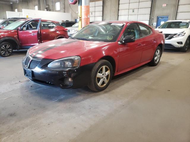 2G2WP552581123391 - 2008 PONTIAC GRAND PRIX Қызыл фото 2