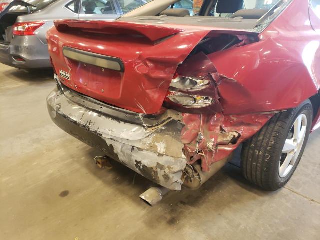 2G2WP552581123391 - 2008 PONTIAC GRAND PRIX Қызыл фото 9