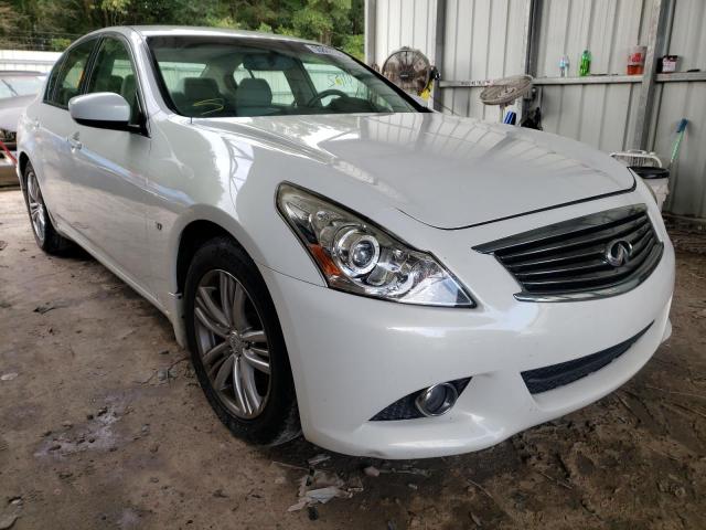 JN1CV6APXFM500359 - 2015 INFINITI Q40 WHITE photo 1