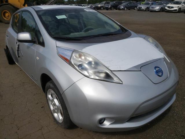 JN1AZ0CP4CT021605 - 2012 NISSAN LEAF SV SILVER photo 1