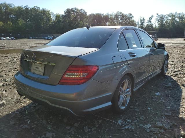 WDDGF4HB6ER319423 - 2014 MERCEDES-BENZ C 250 GRAY photo 4