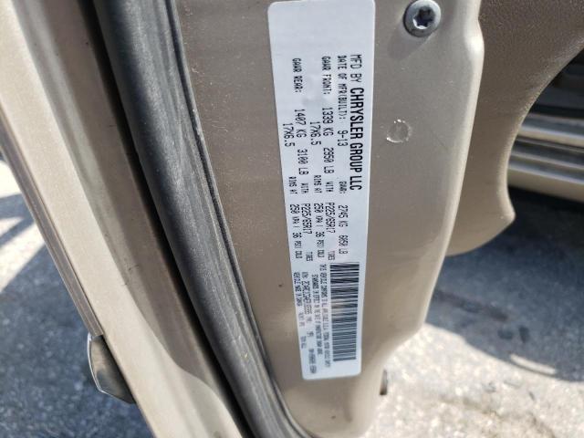 2C4RC1CG4ER165995 - 2014 CHRYSLER TOWN & COU GOLD photo 10