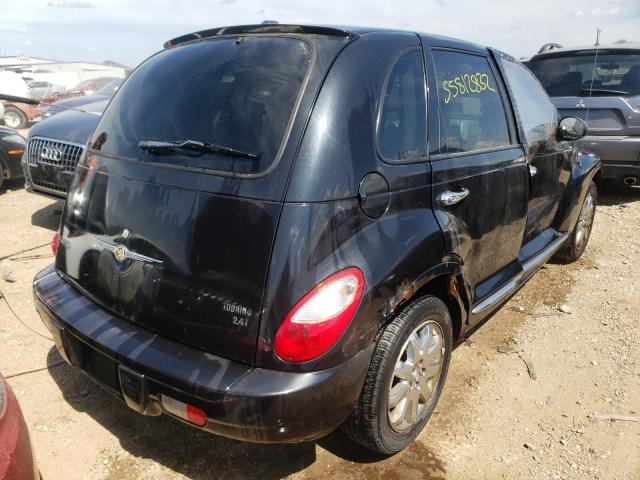 3A8FY58808T100519 - 2008 CHRYSLER PT CRUISER BLACK photo 4