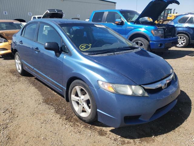 2HGFA16429H019697 - 2009 HONDA CIVIC DX-G BLUE photo 1