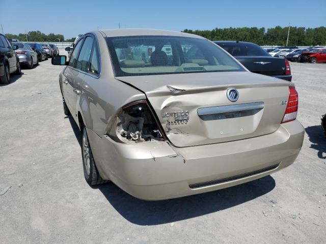 1MEHM431X5G607457 - 2005 MERCURY MONTEGO PR ოქროსფერი ფოტო 9