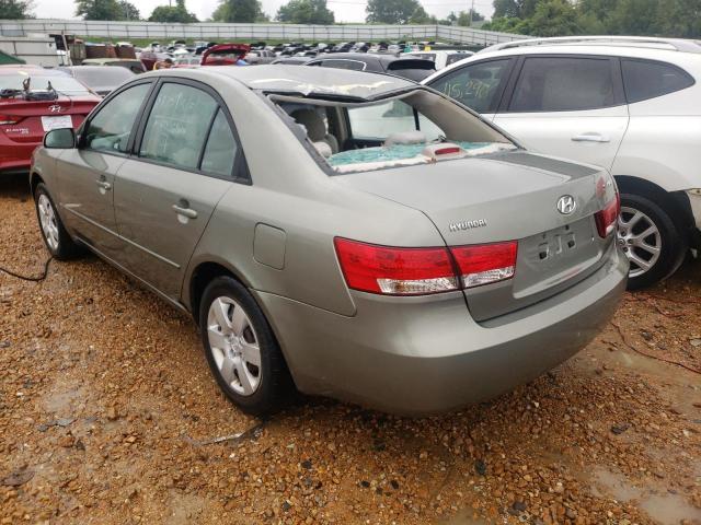 5NPET46CX7H209264 - 2007 HYUNDAI SONATA GLS GREEN photo 3