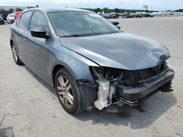 3VW2K7AJ4FM211790 - 2015 VOLKSWAGEN JETTA BASE ნაცრისფერი ფოტო 1